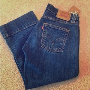 🎃 Levi’s low slouch stretch capris